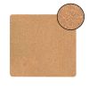 Set of Two Gray and Gold Abstract Cork Square Indoor Outdoor Placemats
