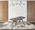79" Dark Wenge Rectangular Solid Manufactured Wood And Solid Wood Dining Table