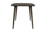 36" Brown Square Solid Wood Dining Table