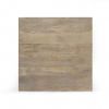 42" Natural Square Solid Wood Pedestal Base Dining Table