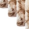 Set Of Four 17" X 17" Gradient Chocolate Wool Chair Pads