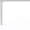 71" White Solid Wood Dining Table