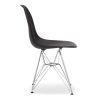 Black And Silver Acrylic Dining Side Chair