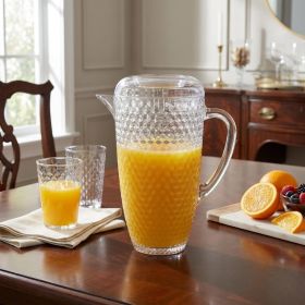 2.5 Quart Clear Diamond Acrylic Serving Pitcher