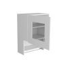 20" White Wall mounted Accent Cabinet With One Shelf